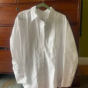 H&M white button down NWT